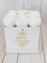 Load image into Gallery viewer, Happy Birthday Square Flower Box