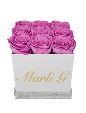 Load image into Gallery viewer, Personalized Square Flower Box
