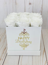 Load image into Gallery viewer, Happy Birthday Square Flower Box