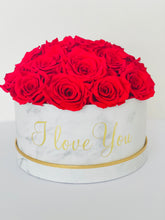 Load image into Gallery viewer, I love You Marble Preserved Flower Box
