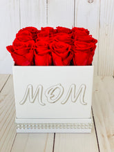 Load image into Gallery viewer, Mini White Preserved Flower Box