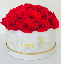 Load image into Gallery viewer, I love You Marble Preserved Flower Box