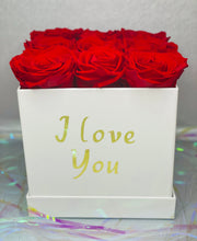 Load image into Gallery viewer, Medium Square Preserved Flower Box