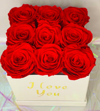 Load image into Gallery viewer, Medium Square Preserved Flower Box