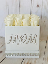 Load image into Gallery viewer, Mini White Preserved Flower Box