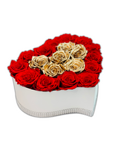Load image into Gallery viewer, Heart Flower Box Arrangement