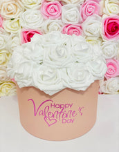 Load image into Gallery viewer, Happy Valentine's Rose Hat Box
