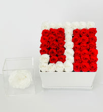 Load image into Gallery viewer, Initial Letter Square Flower Box