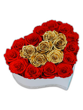 Load image into Gallery viewer, Heart Flower Box Arrangement