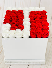 Load image into Gallery viewer, Initial Letter Square Flower Box