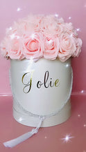 Load and play video in Gallery viewer, Personalized Round Rose Box
