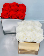 Load image into Gallery viewer, Mirror Glass Vase Flower Bouquet
