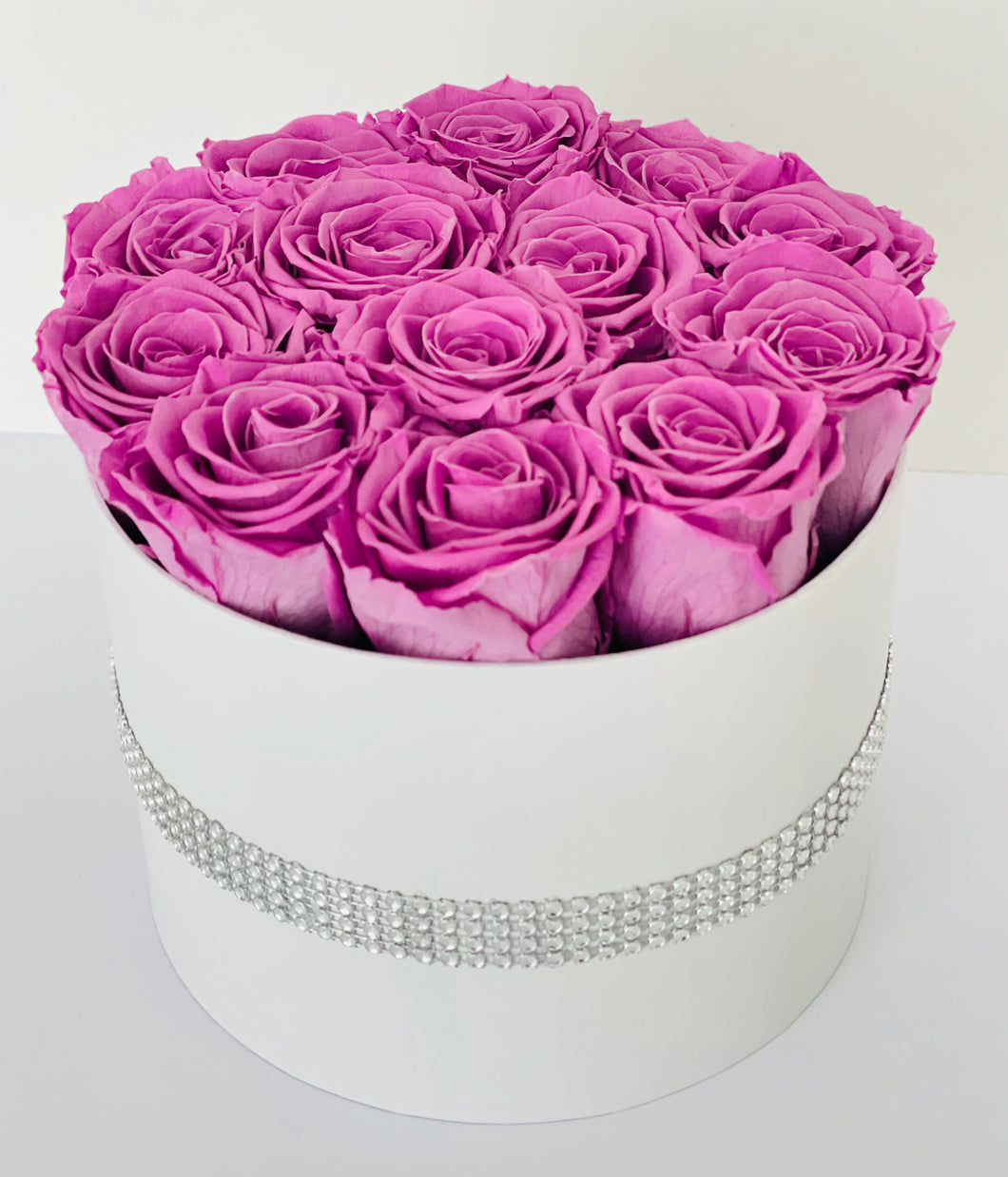 Round Preserved Flower Box