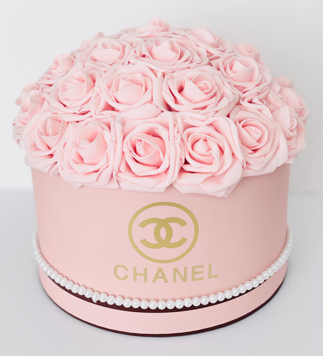 Pink Round Flower Box Bouquet