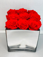 Load image into Gallery viewer, Mirror Glass Vase Flower Bouquet

