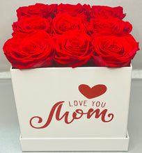 Load image into Gallery viewer, Mother&#39;s Day Square Preserved Flower Box
