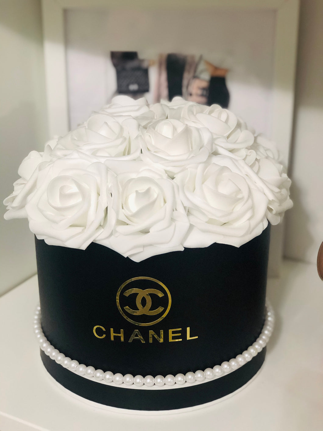 Black Flower Box Bouquet