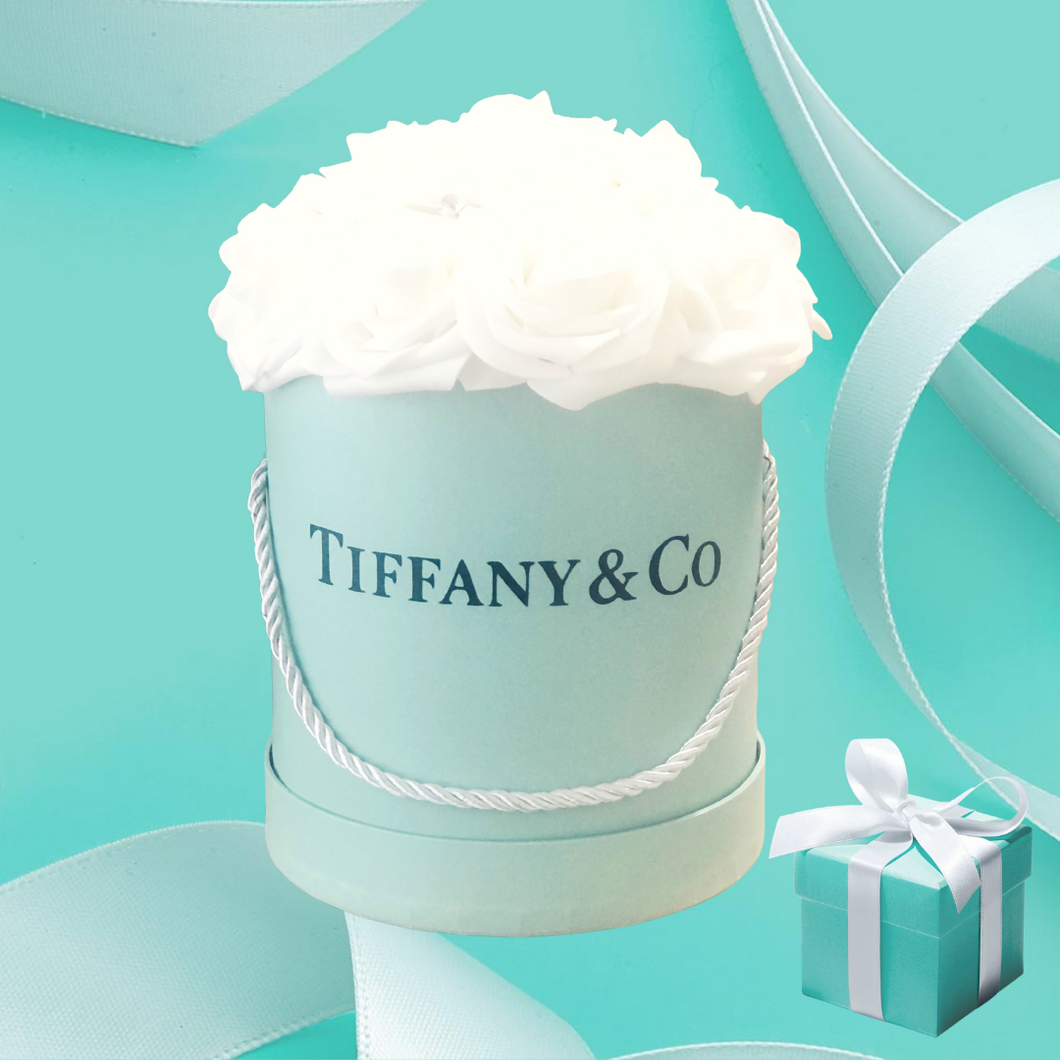 Tiffany Blue Rose Box