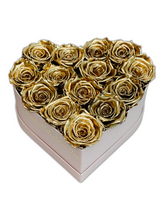 Load image into Gallery viewer, Heart Box Flower Arrangement
