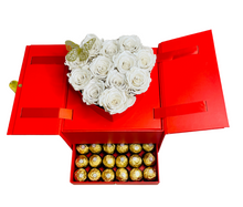 Load image into Gallery viewer, Red Heart Box with Chocolates
